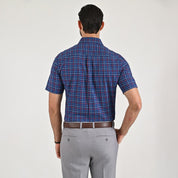 Camisa casual Yale Regular Fit Manga corta 7774 Azul marino