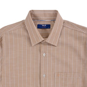 Camisa Yale Para Caballero Manga Corta Regular Fit 8205 Avellana