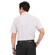 Camisa Yale Manga Corta Slim Fit 3688 Beige