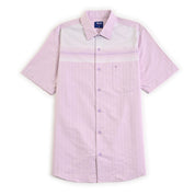 Camisa Con Cenefa Yale Manga Corta Regular Fit 3689
