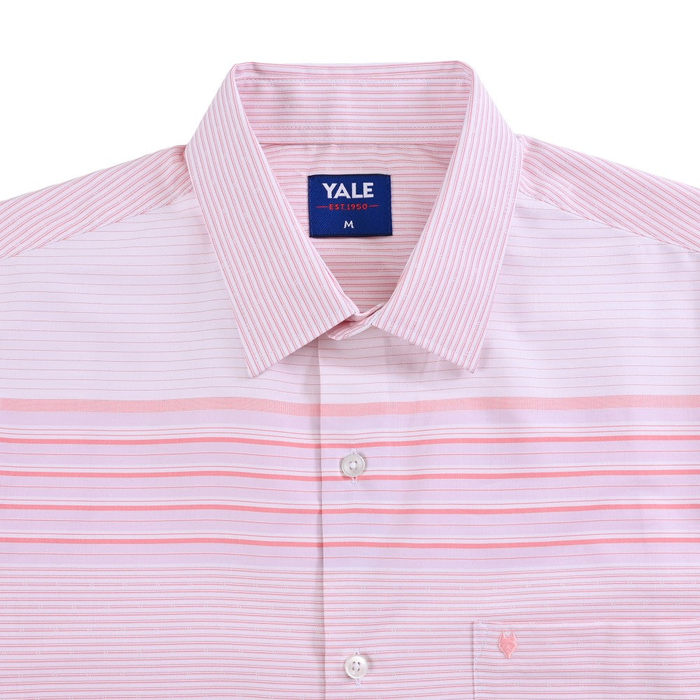Camisa cenefa Yale Regular Fit Manga corta 7296 Rosa