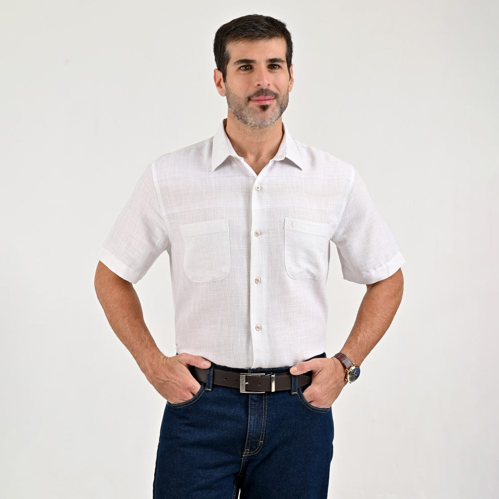 Camisa cenefa Yale Regular Fit Manga corta 7292 Arena