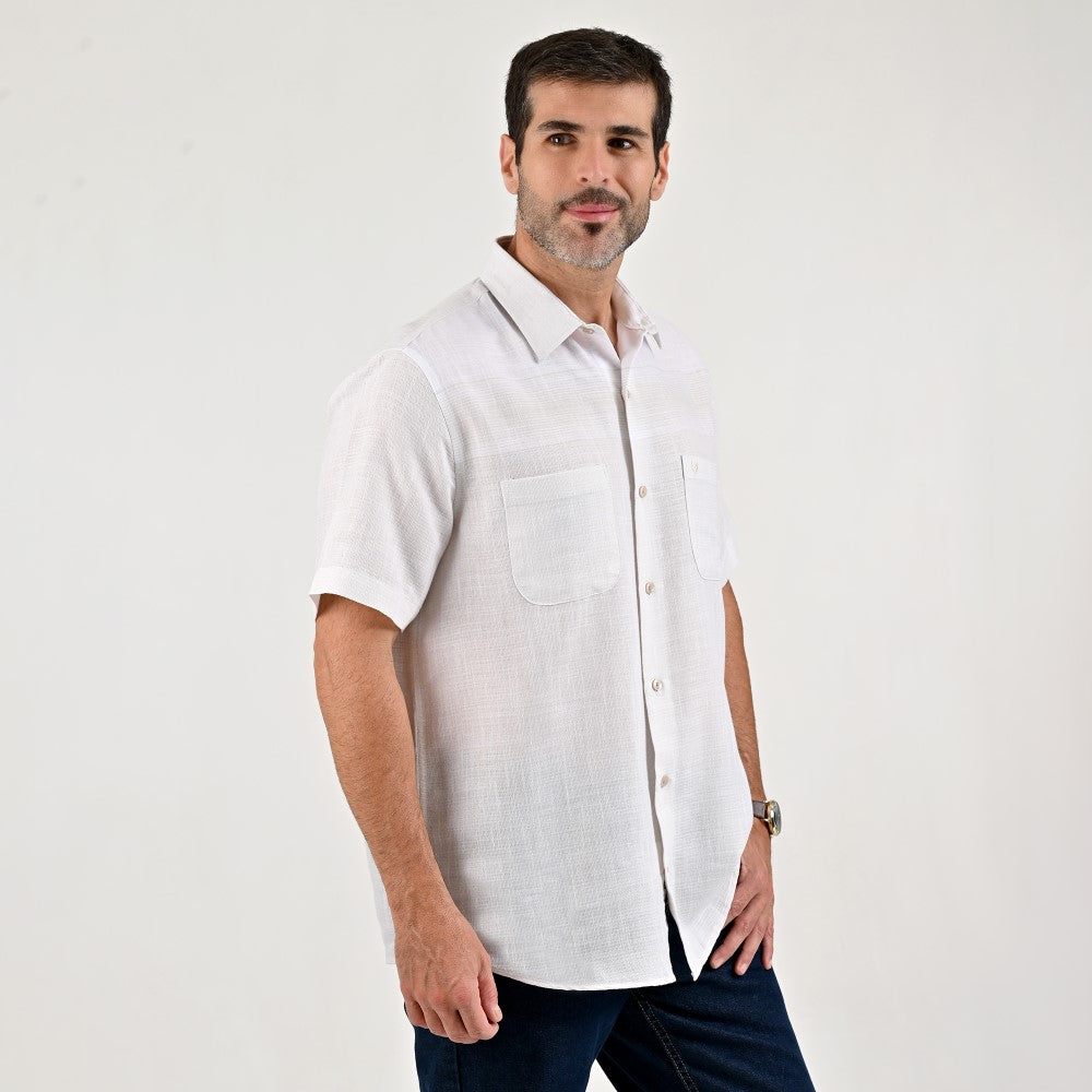 Camisa cenefa Yale Regular Fit Manga corta 7292 Arena
