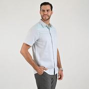 Camisa cenefa Yale Regular Fit Manga corta 7293 Menta