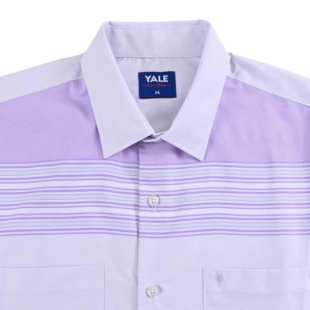 Camisa cenefa Yale Regular Fit Manga corta 7295 Lila