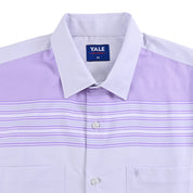 Camisa cenefa Yale Regular Fit Manga corta 7295 Lila