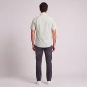 Camisa cenefa Yale Regular Fit Manga corta 7295 Beige