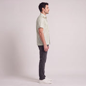 Camisa cenefa Yale Regular Fit Manga corta 7295 Beige
