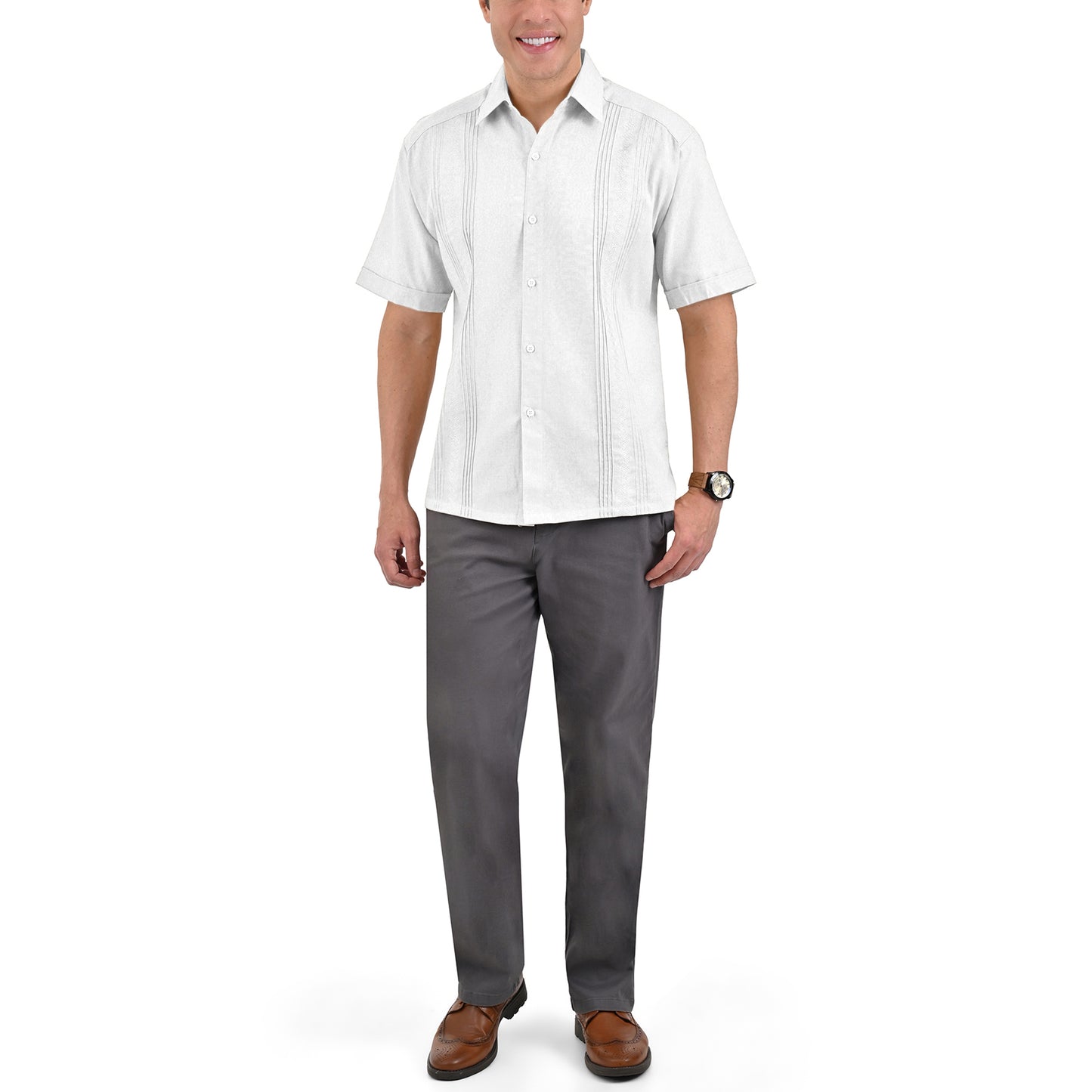 Guayabera Yale Manga Corta Regular Fit 2350