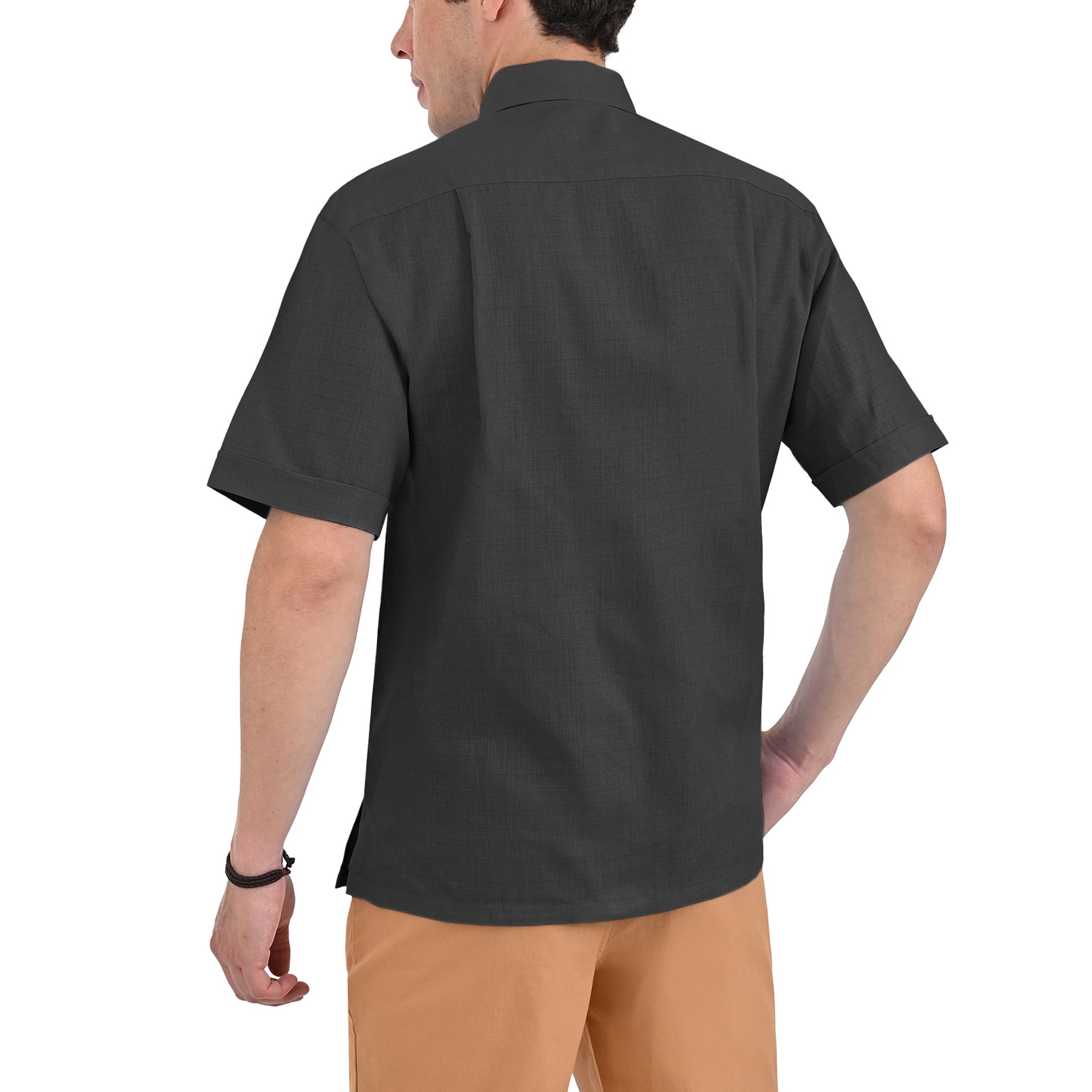 Guayabera Yale Manga Corta Regular Fit 2351