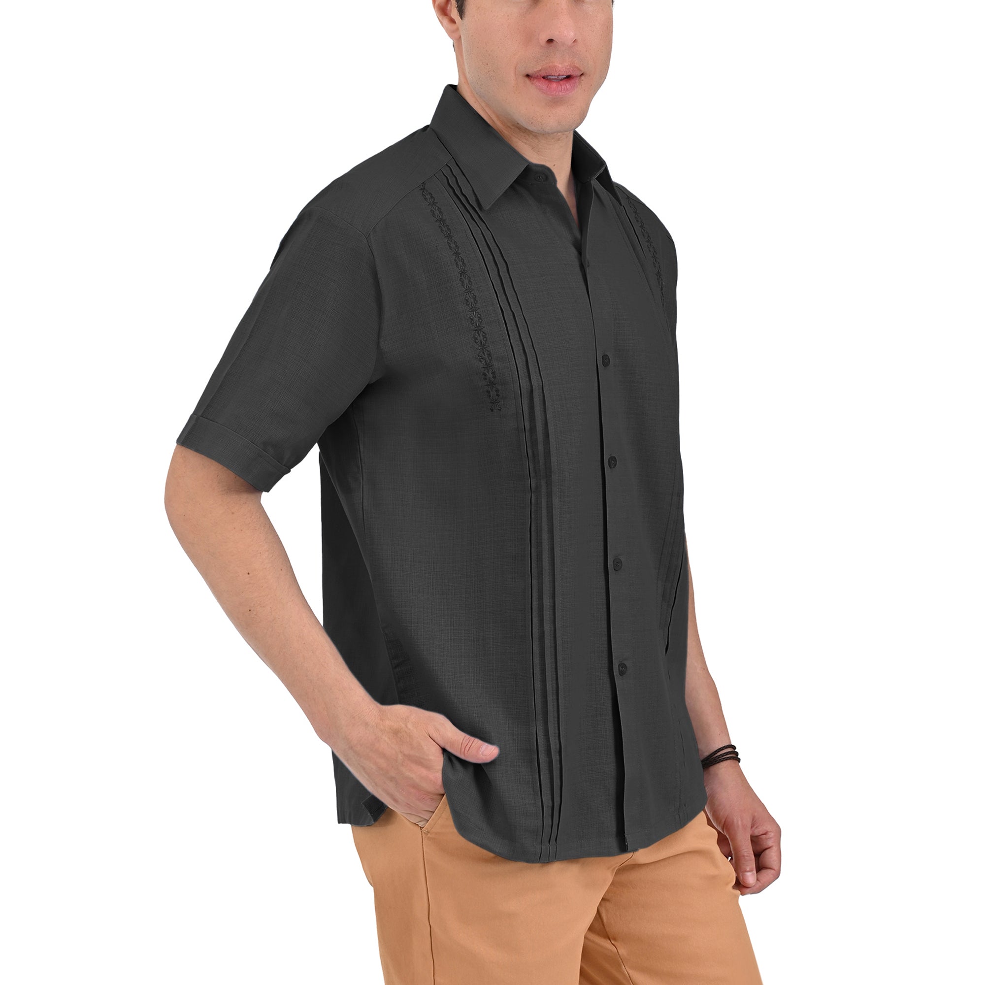 Guayabera Yale Manga Corta Regular Fit 2351