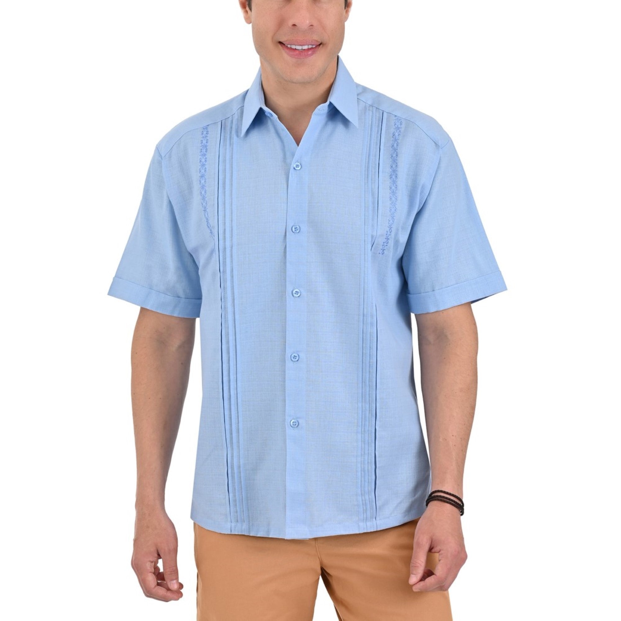 Guayabera Yale Manga Corta Regular Fit 2351