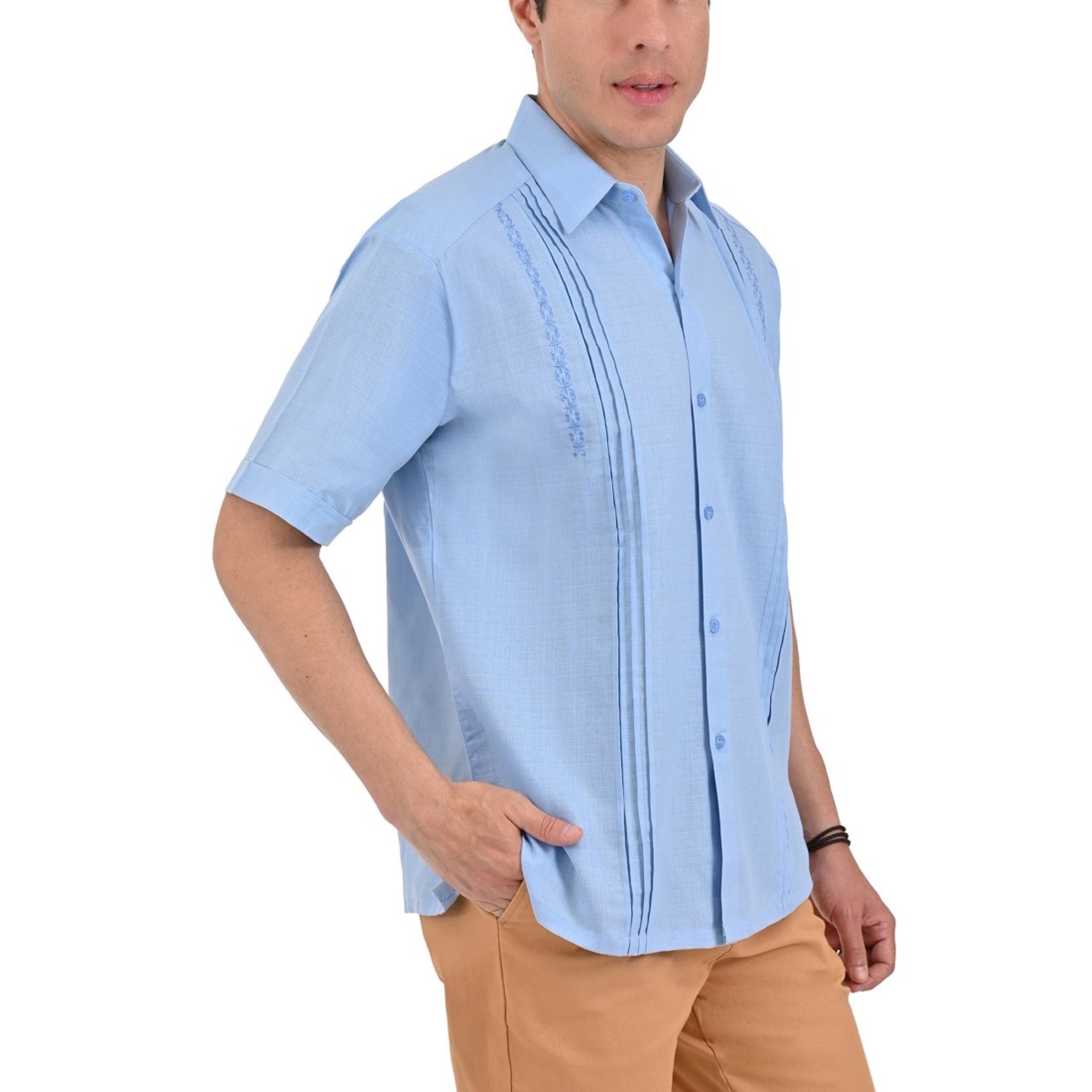 Guayabera Yale Manga Corta Regular Fit 2351
