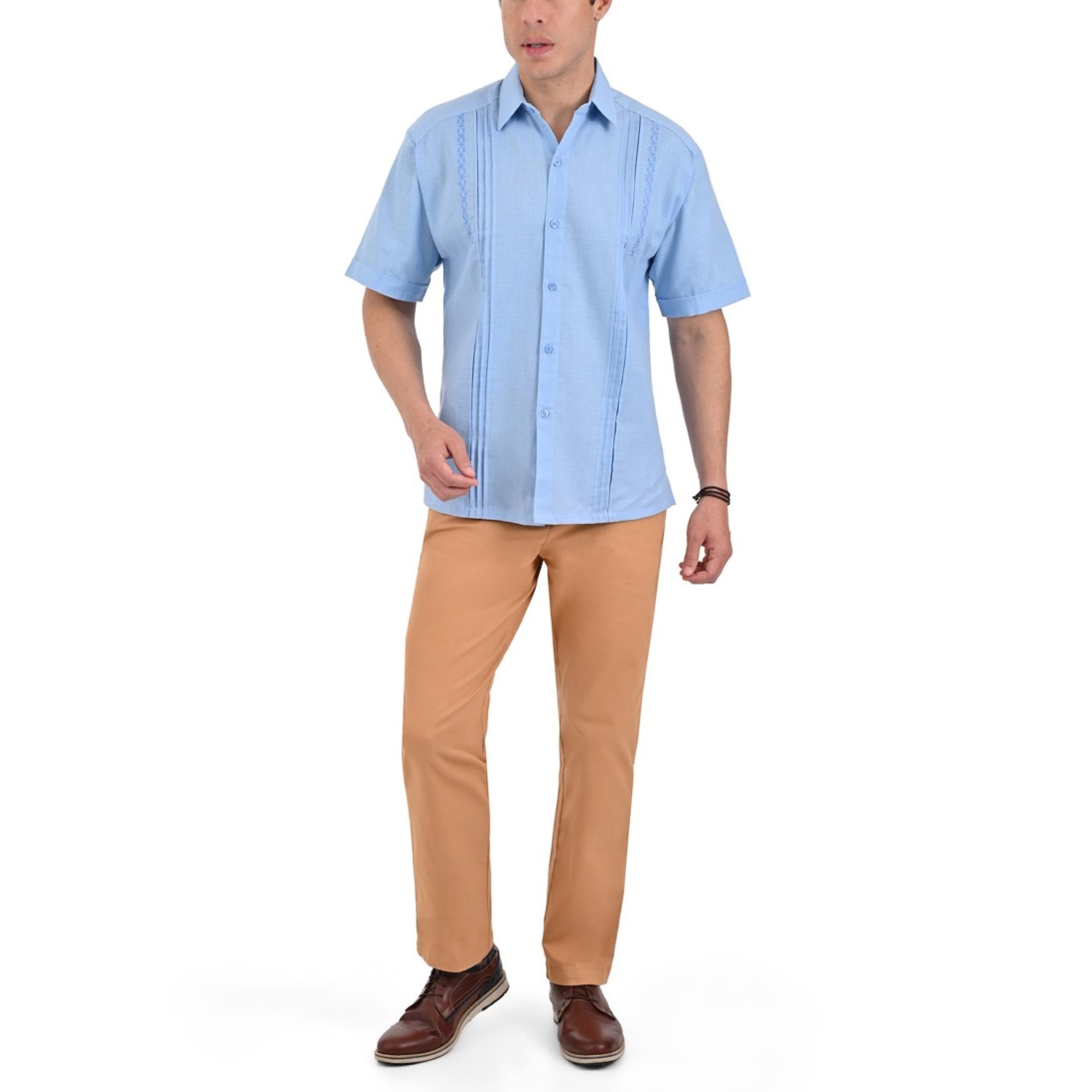 Guayabera Yale Manga Corta Regular Fit 2351
