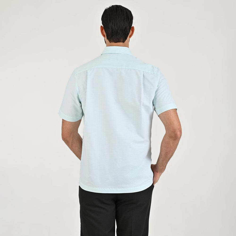 Camisa chazarilla Yale Regular Fit Manga corta 7288 Menta
