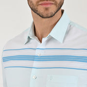 Camisa chazarilla Yale Regular Fit Manga corta 7288 Menta
