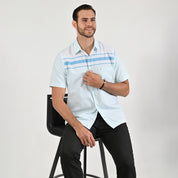 Camisa chazarilla Yale Regular Fit Manga corta 7288 Menta
