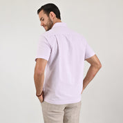 Camisa cenefa Yale Regular Fit Manga corta 7290 Rosa