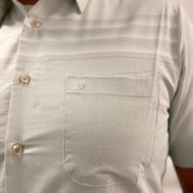 Camisa cenefa Yale Regular Fit Manga corta 7290 Beige