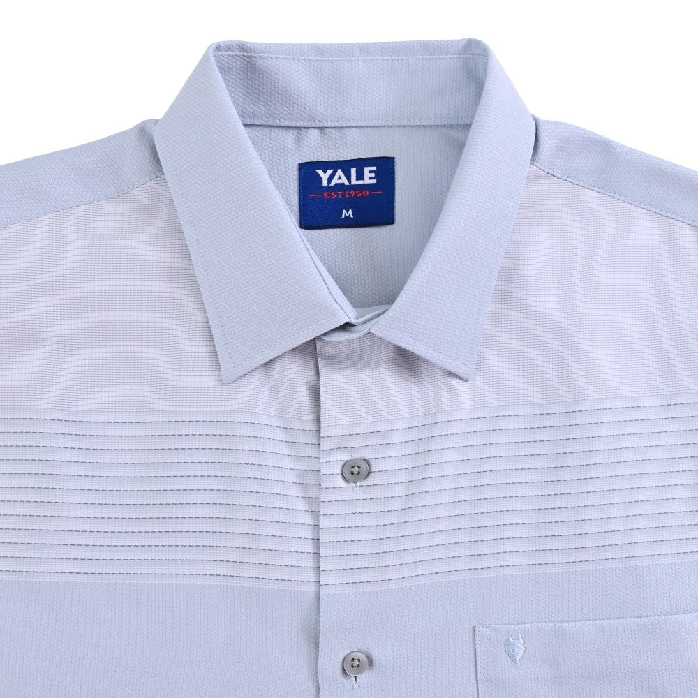Camisa cenefa Yale Regular Fit Manga corta 7291 Gris Medio