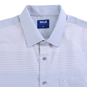 Camisa cenefa Yale Regular Fit Manga corta 7291 Gris Medio