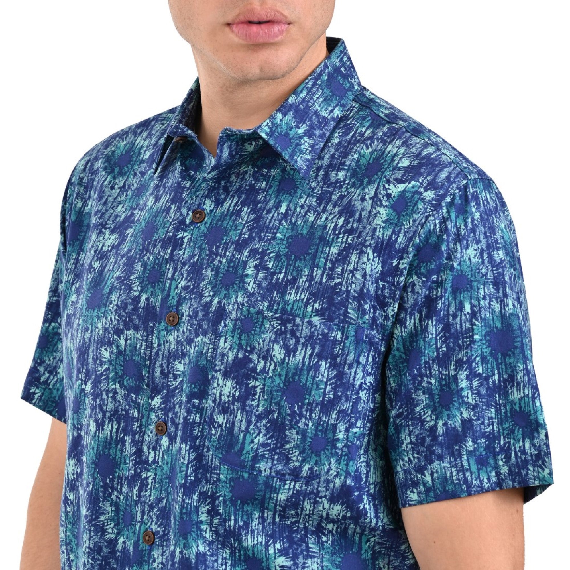 Camisa Yale Manga Corta Regular Fit 3883  Verde