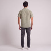 Camisa casual Yale Regular fit Manga corta 7784 Beige