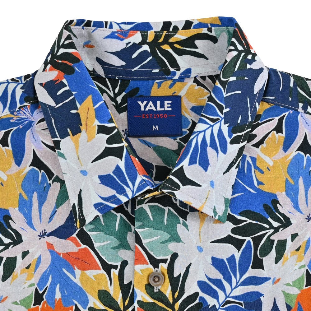 Camisa casual Yale Regular Fit Manga corta 7840 Azul Rey