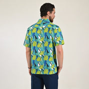 Camisa casual Yale Regular Fit Manga corta 7844 Verde
