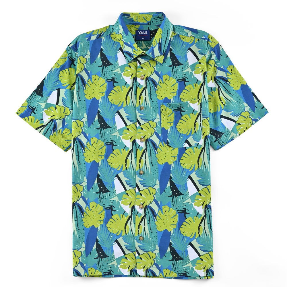 Camisa casual Yale Regular Fit Manga corta 7844 Verde
