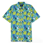 Camisa casual Yale Regular Fit Manga corta 7844 Verde