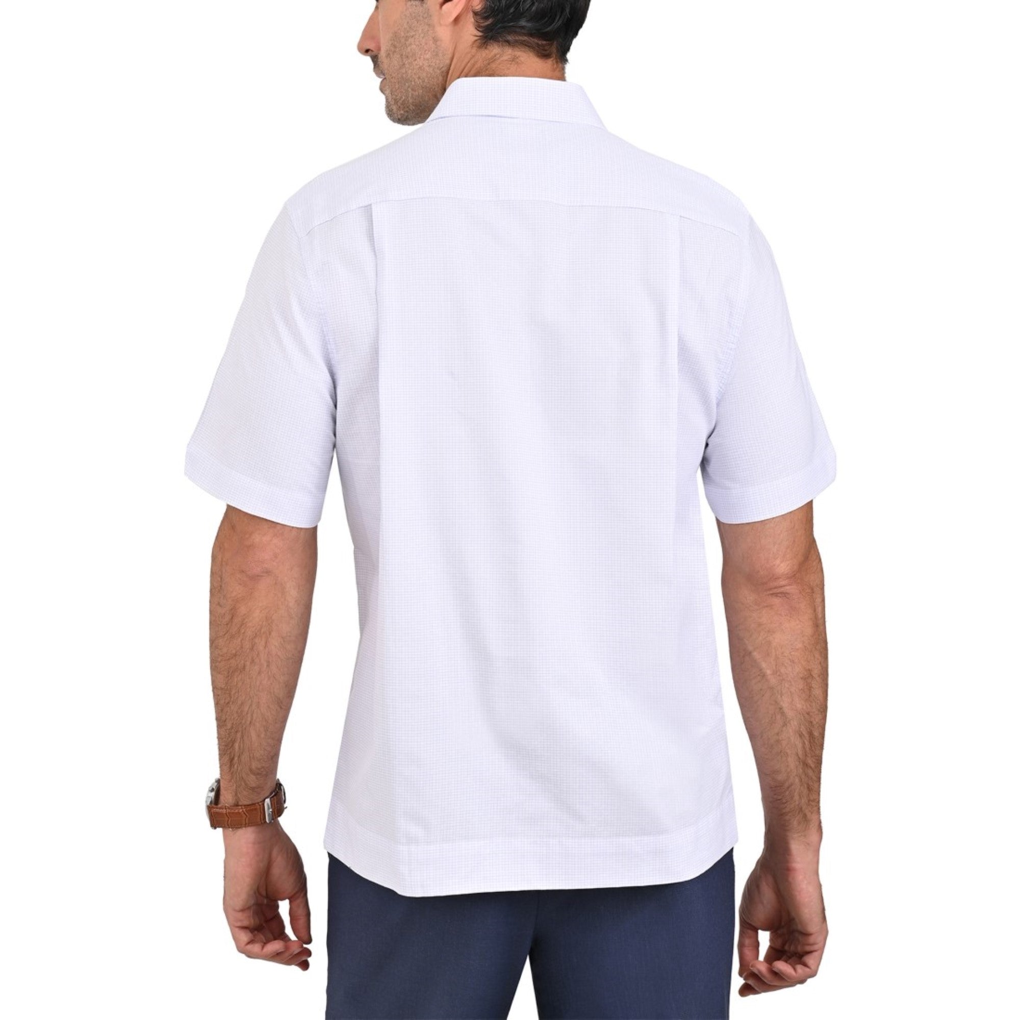 Chazarilla Yale Manga Corta Regular Fit 3672  Azul