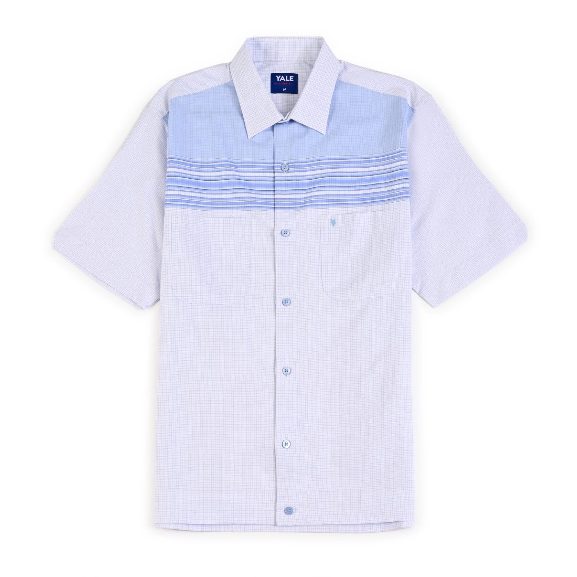 Chazarilla Yale Manga Corta Regular Fit 3672  Azul