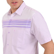 Chazarilla Yale Manga Corta Regular Fit 3677  Lila