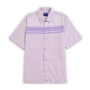 Chazarilla Yale Manga Corta Regular Fit 3677  Lila