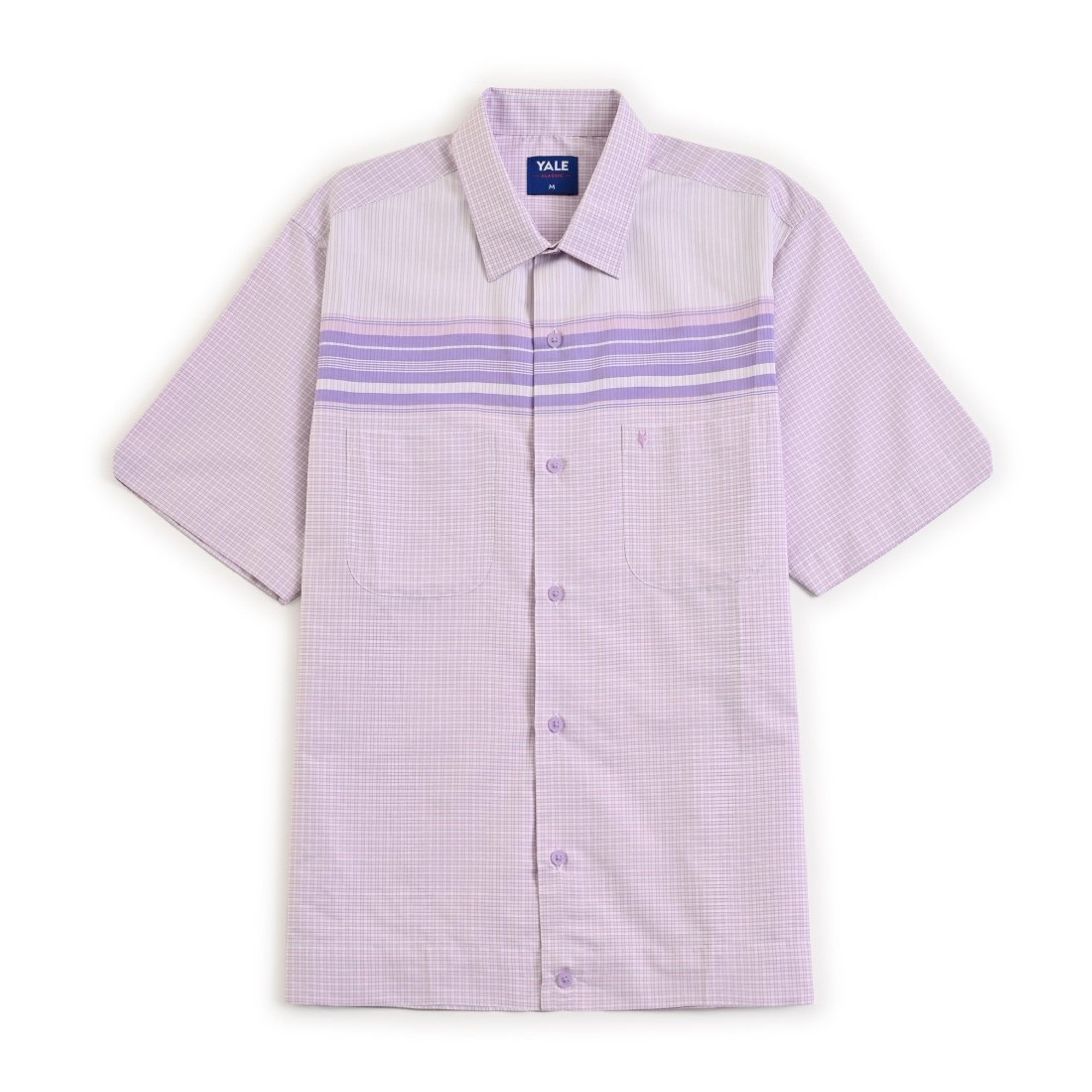 Chazarilla Yale Manga Corta Regular Fit 3677  Lila