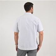 Camisa chazarilla Yale Regular Fit Manga corta 7280 Gris Perla