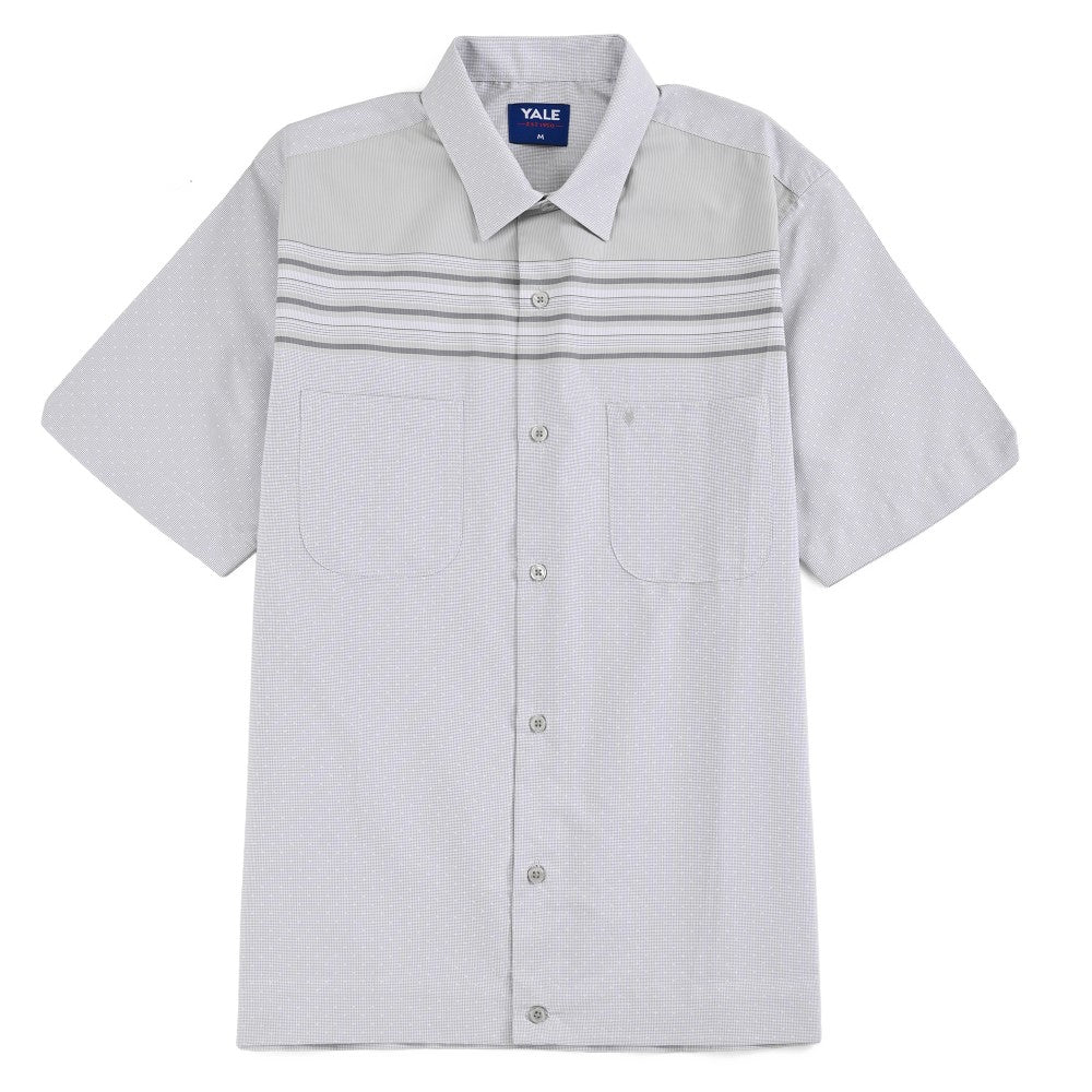 Camisa chazarilla Yale Regular Fit Manga corta 7280 Gris Perla