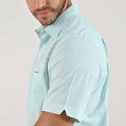 Camisa chazarilla Yale Regular Fit Manga corta 7283 Menta