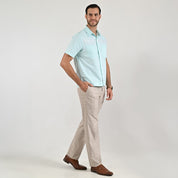 Camisa chazarilla Yale Regular Fit Manga corta 7283 Menta