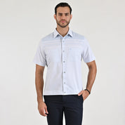 Camisa chazarilla Yale Regular Fit Manga corta 7284 Gris Medio