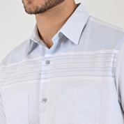 Camisa chazarilla Yale Regular Fit Manga corta 7284 Gris Medio