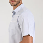 Camisa chazarilla Yale Regular Fit Manga corta 7284 Gris Medio