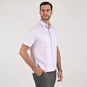 Camisa chazarilla Yale Regular Fit Manga corta 7286 Rosa