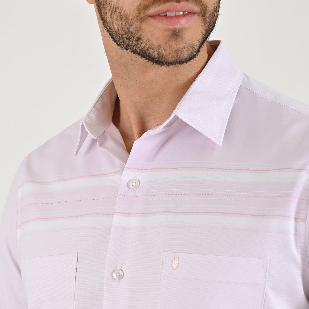 Camisa chazarilla Yale Regular Fit Manga corta 7286 Rosa