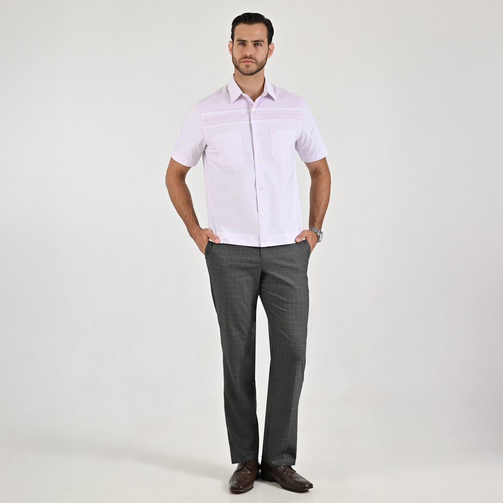 Camisa chazarilla Yale Regular Fit Manga corta 7286 Rosa