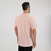 Playera Cuello Redondo Para Caballero Manga Corta Regular Fit 0873 Rosa
