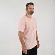 Playera Cuello Redondo Para Caballero Manga Corta Regular Fit 0873 Rosa