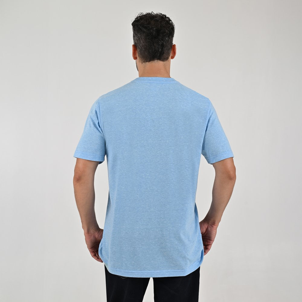 Playera Cuello Redondo Para Caballero Manga Corta Regular Fit 0877 Azul