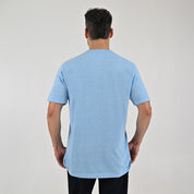 Playera Cuello Redondo Para Caballero Manga Corta Regular Fit 0877 Azul